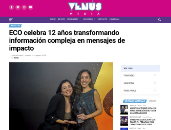 ECO celebra 12 años transformando información compleja en mensajes de impacto